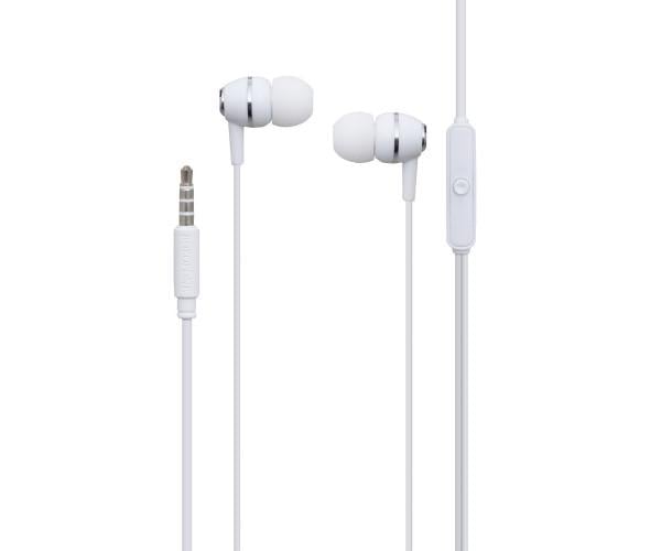 Наушники проводные вакуумные Borofone BM36 Acura White