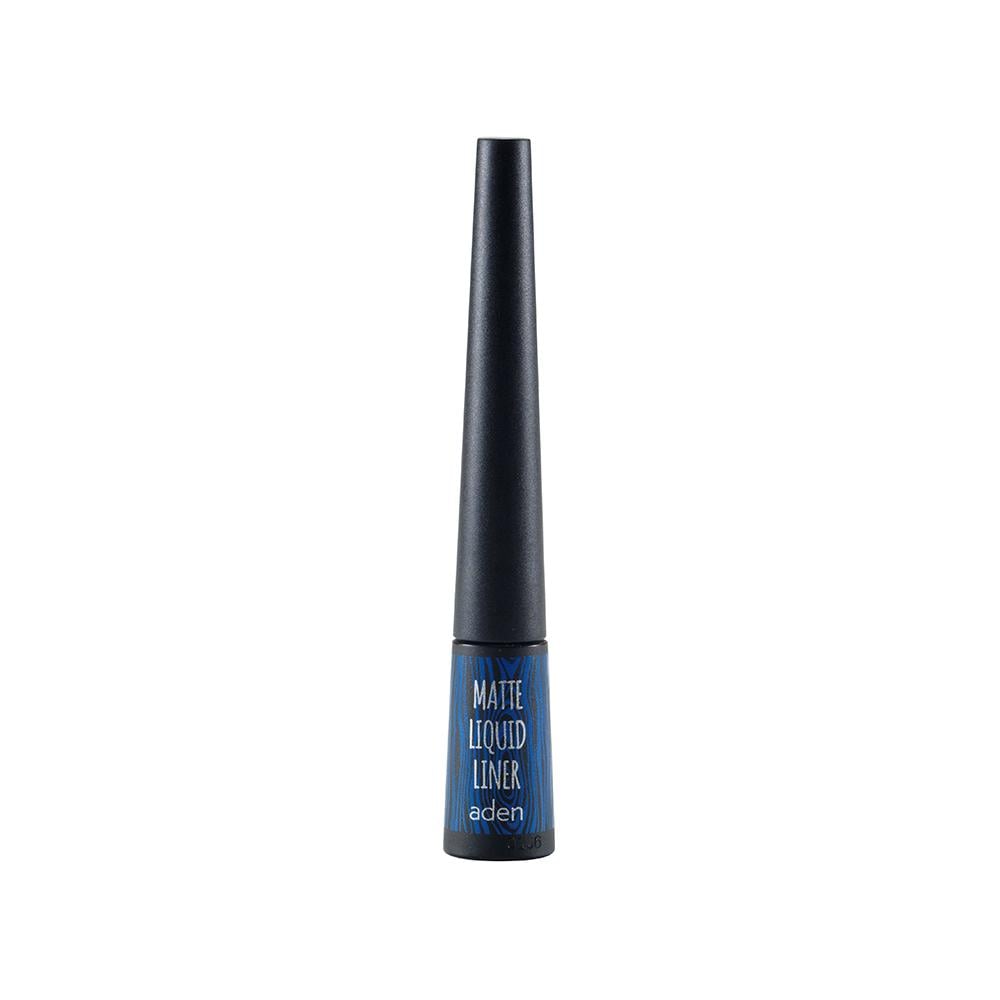 Подводка для век Aden Cosmetics Matte Liquid Liner Blue (a076) - фото 4