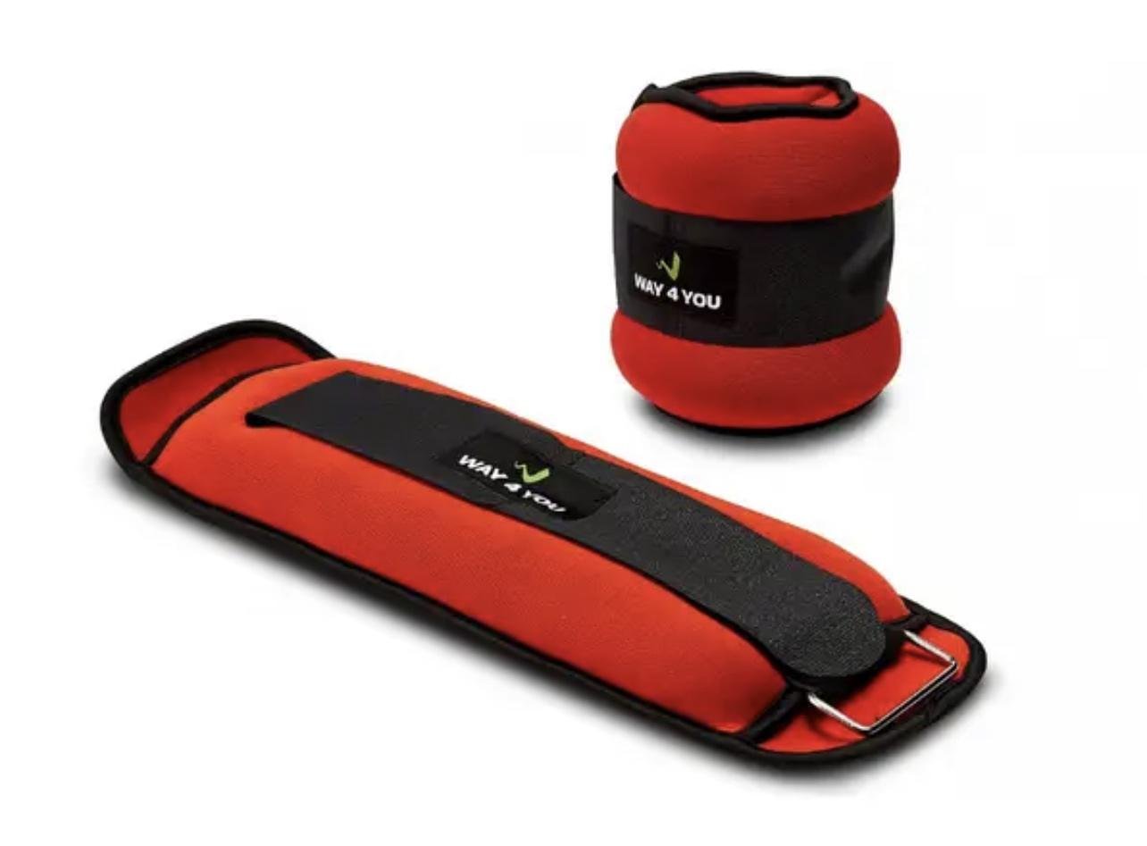 Утяжелители Way4you 2,5 кг Красный/Черный - фото 1