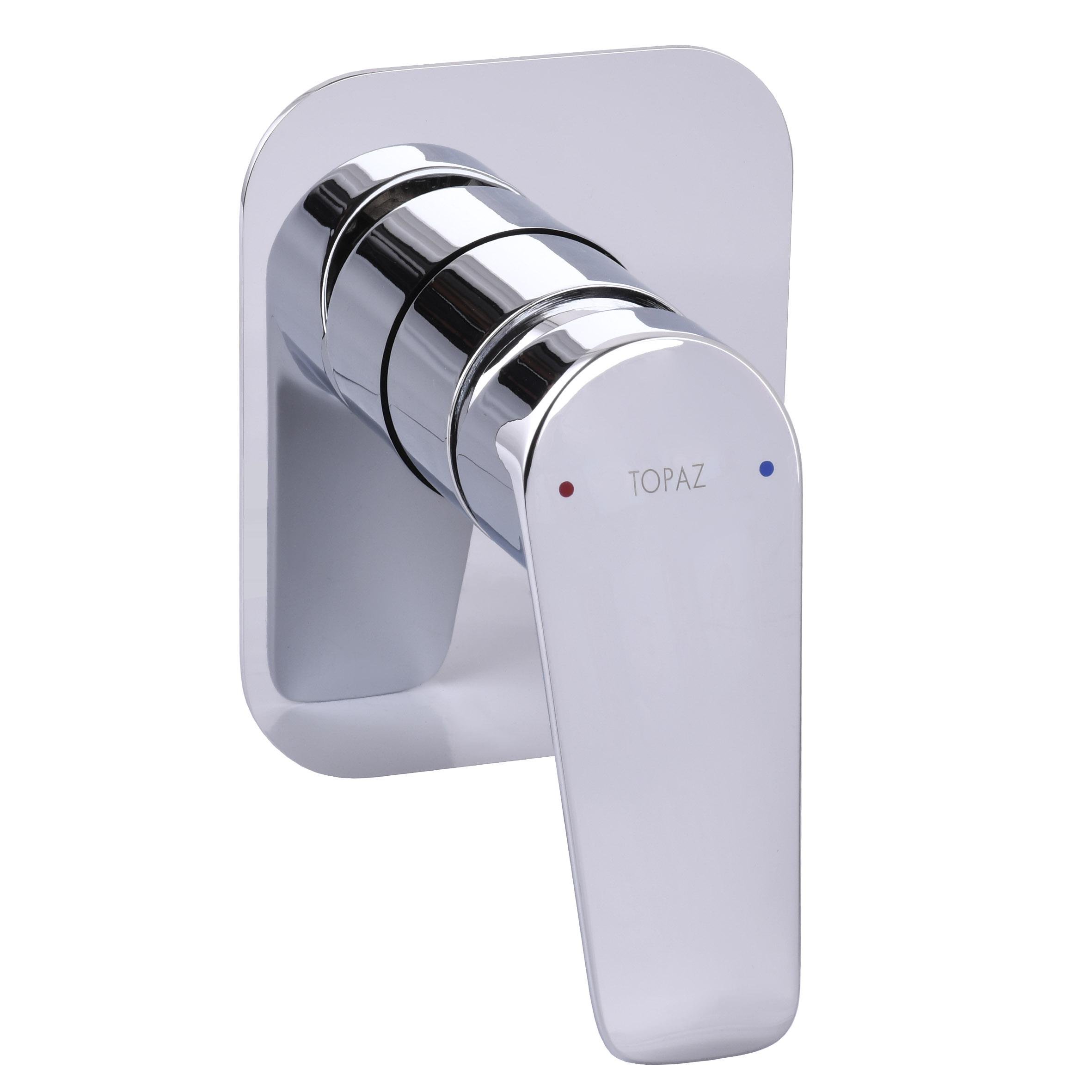 Смеситель для душа скрытого монтажа TPZ CAPRI H Chrome хром (27415)