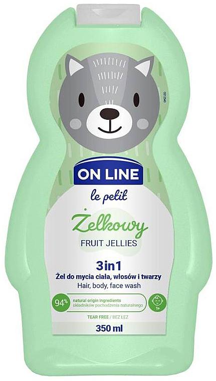Шампунь-гель детский On Line Le petit Fruit jellies 350 мл 3в1