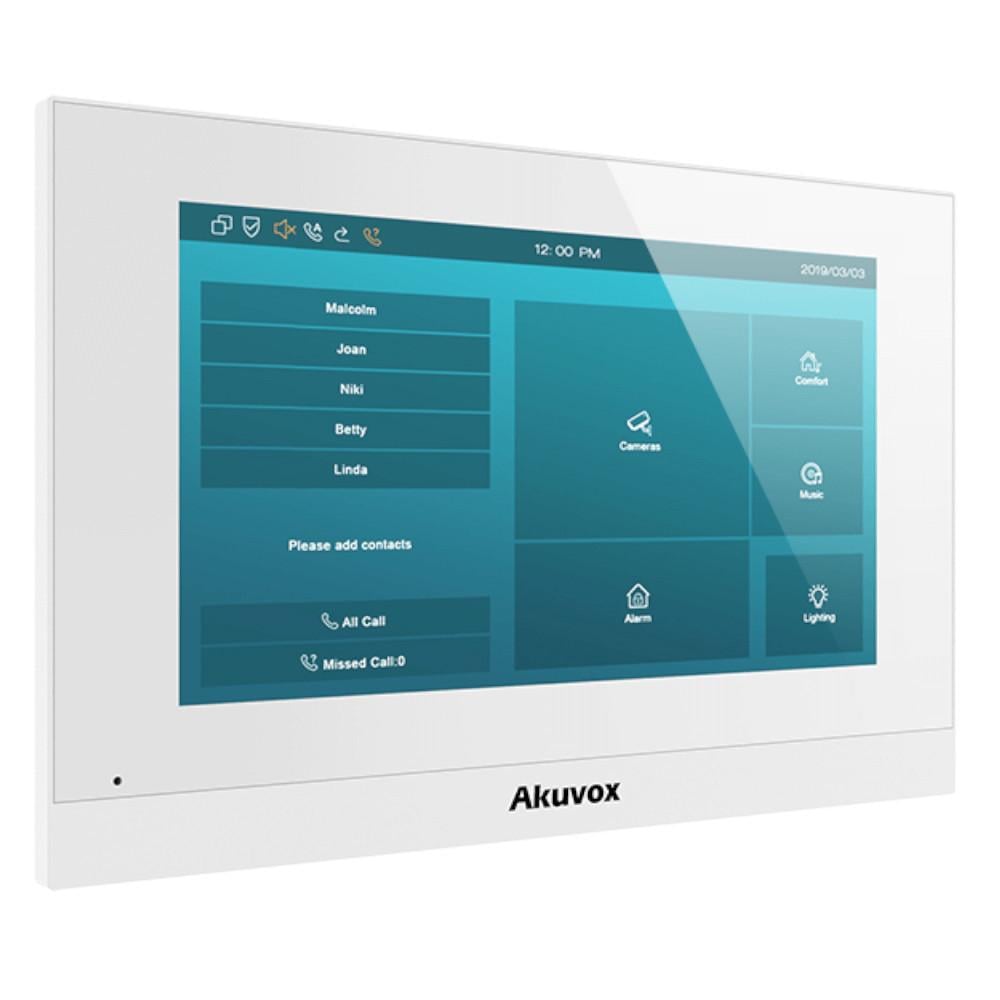 Відеодомофон IP Akuvox C313W з WF White - фото 2