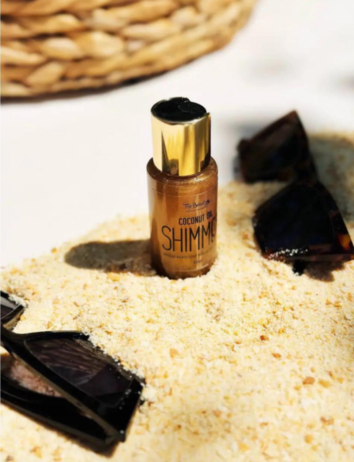 Олія для засмаги Top Beauty кокосова з шиммером 50 мл (164) - фото 2