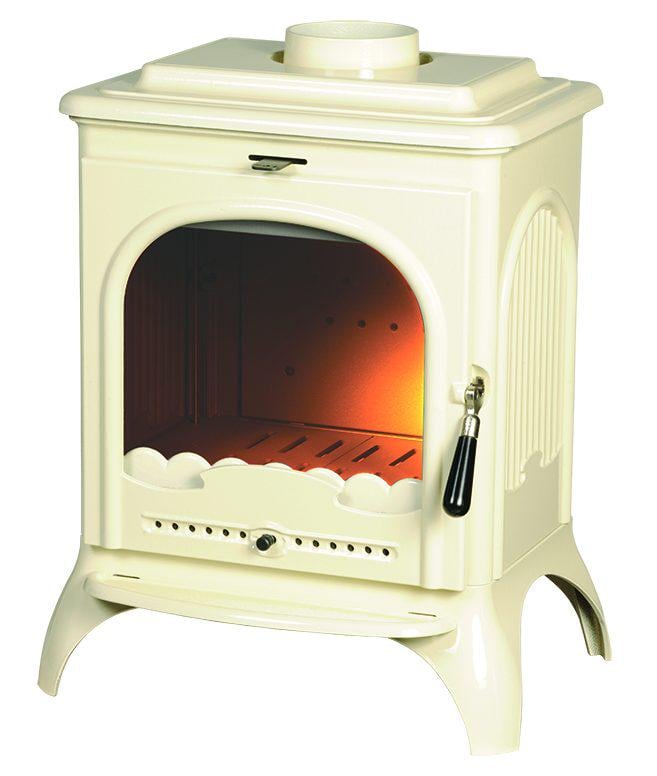 Печь чугунная INVICTA SEVILLE 2 эмаль 10 кВт Кремовый
