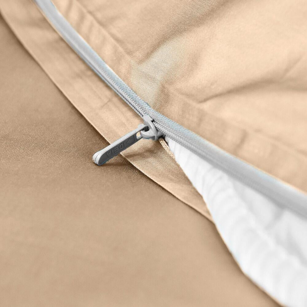Комплект постельного белья евро IDEIA пододеяльник 200x220 см/2 наволочки 50x70 см премиум сатин хлопок Бежевый (26845) - фото 9 Комплект постельного белья евро IDEIA пододеяльник 200x220 см/2 наволочки 50x70 см премиум сатин хлопок Бежевый (26845) - фото 9
