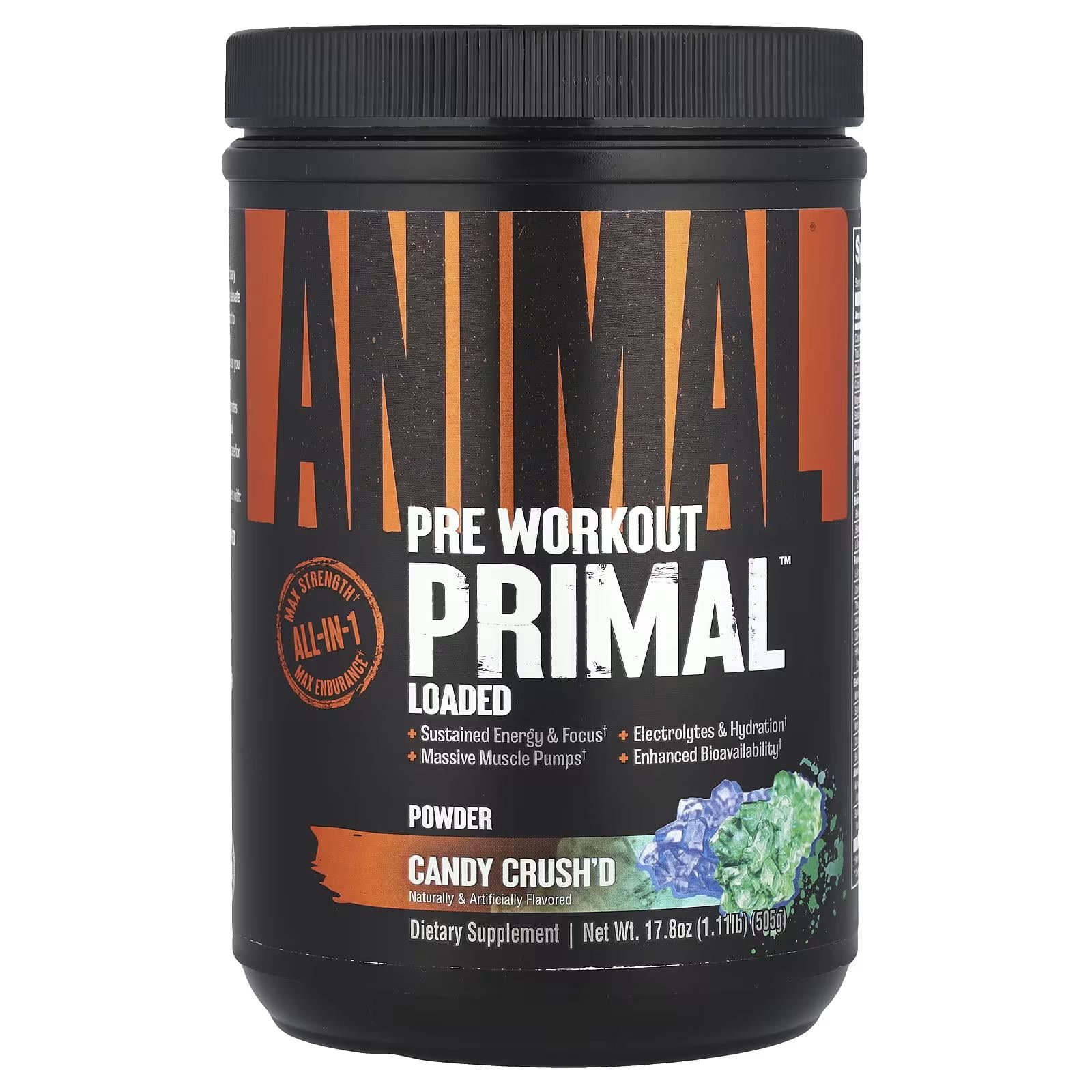 Предтренировочный комплекс Universal Nutrition Animal Primal Pre-Workout 505 г Candy Crush'd (НФ-00002498)