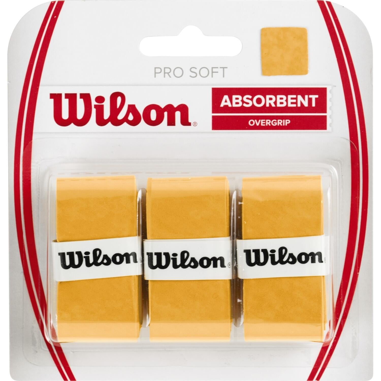 Обмотка для ракеток Wilson PRO SOFT OVERGRIP 3 PACK 3 шт. Желтый (WRZ4040)