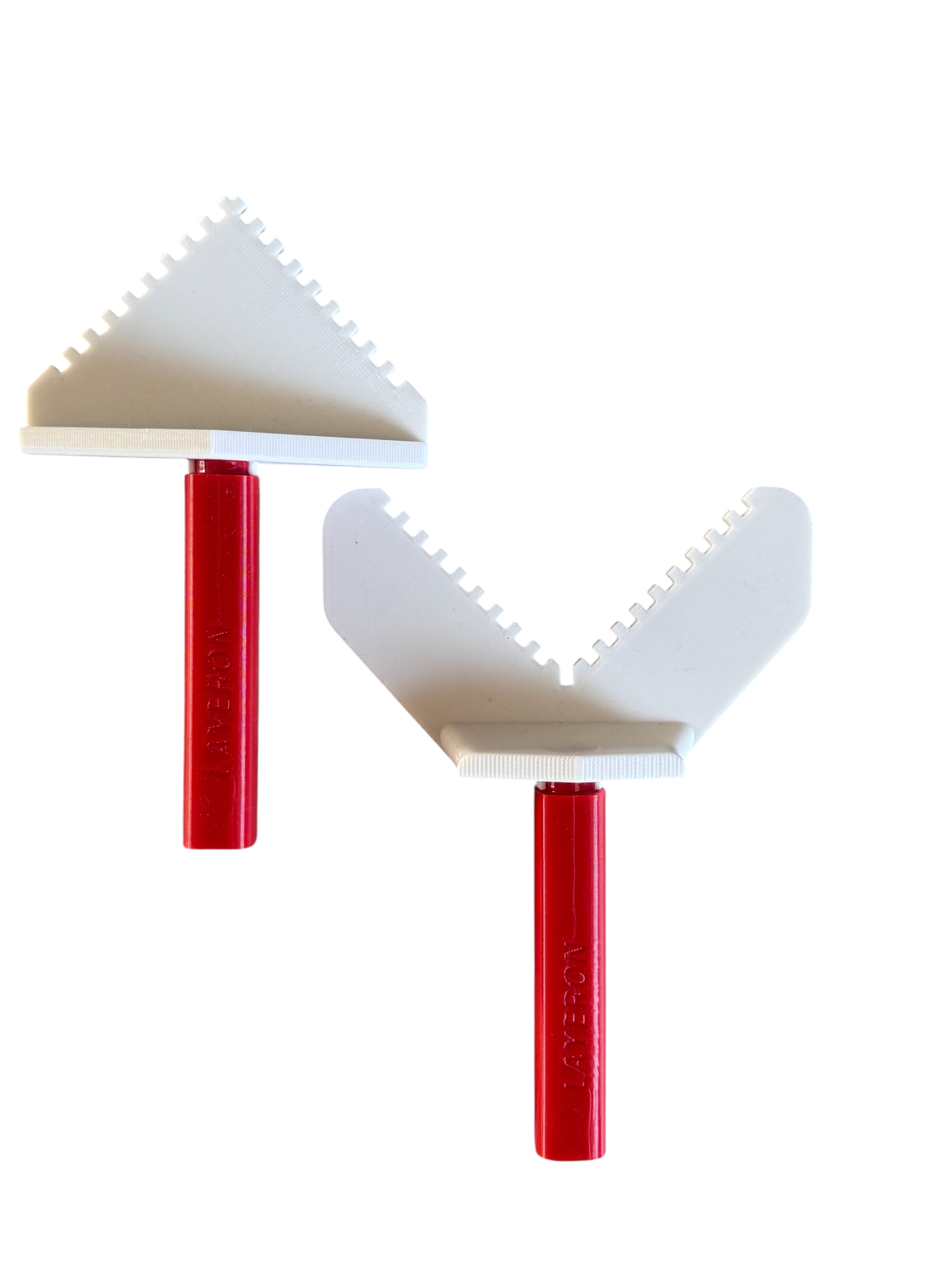 Набор гребенок угловых Layeron для углоформирующих лент/внутренних/наружных углов 2 шт. (L0021)