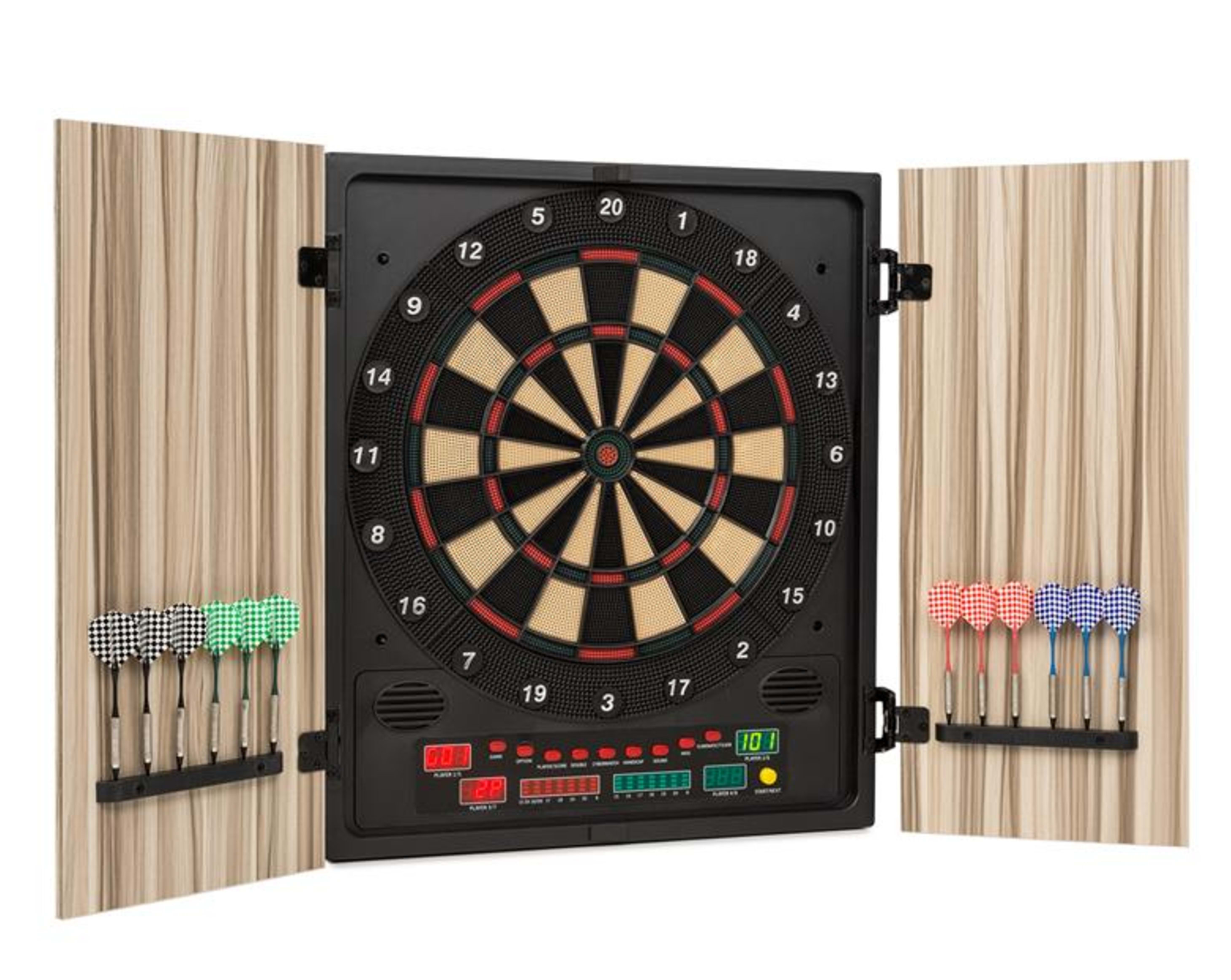 Дартс Klarfit Dartmaster 180 підходить для гри до 8 гравців (10030462) - фото 3 Дартс Klarfit Dartmaster 180 підходить для гри до 8 гравців (10030462) - фото 3