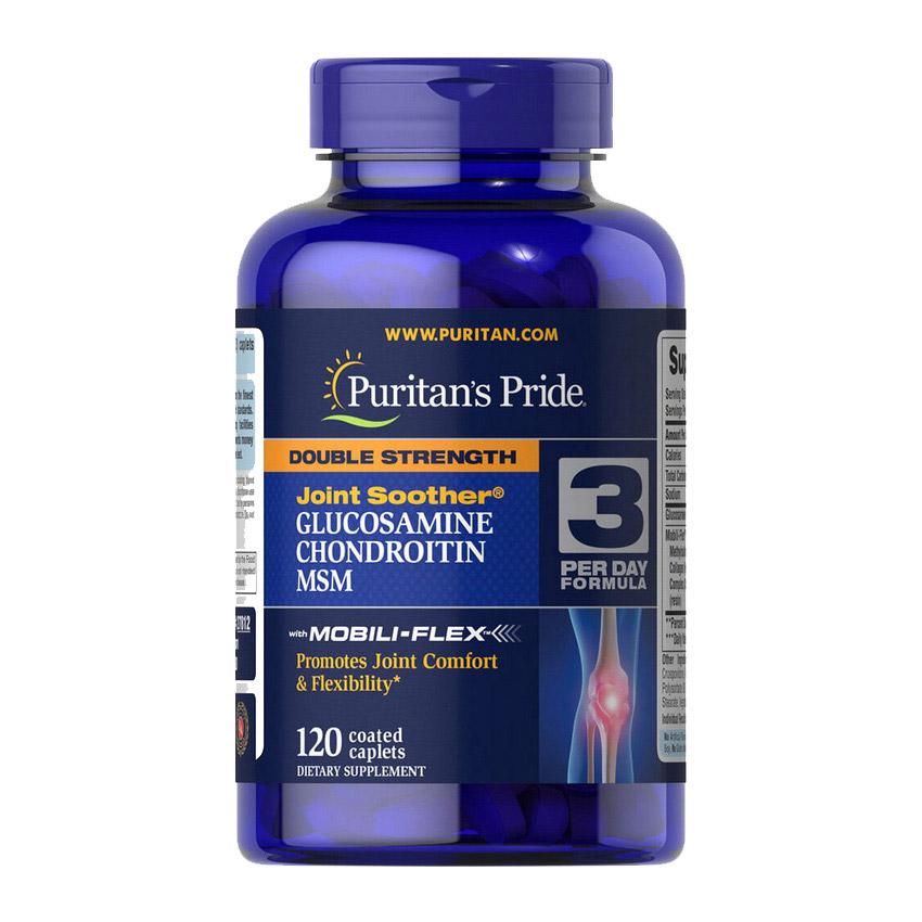 Витамины Glucosamine/Chondroitin MSM Double Strength Joint Soother 120 каплет Витамины Glucosamine/Chondroitin MSM Double Strength Joint Soother 120 каплет