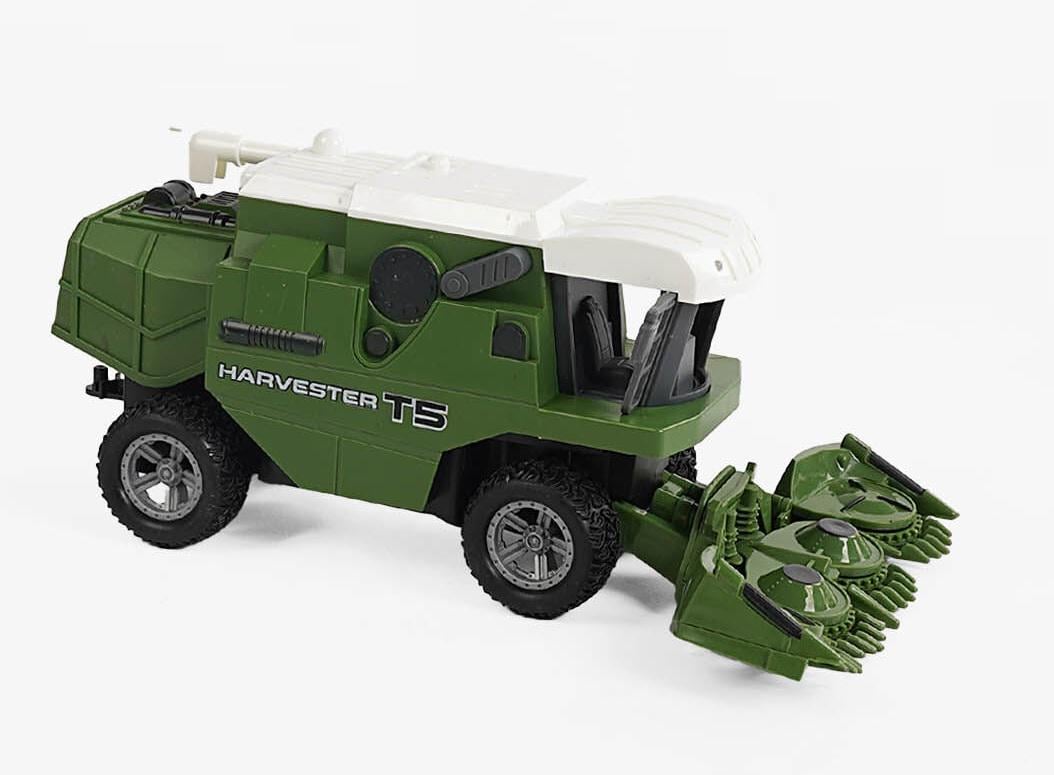 Комбайн игрушечный на радиоуправлении подсветка 3,7V Green (143700)