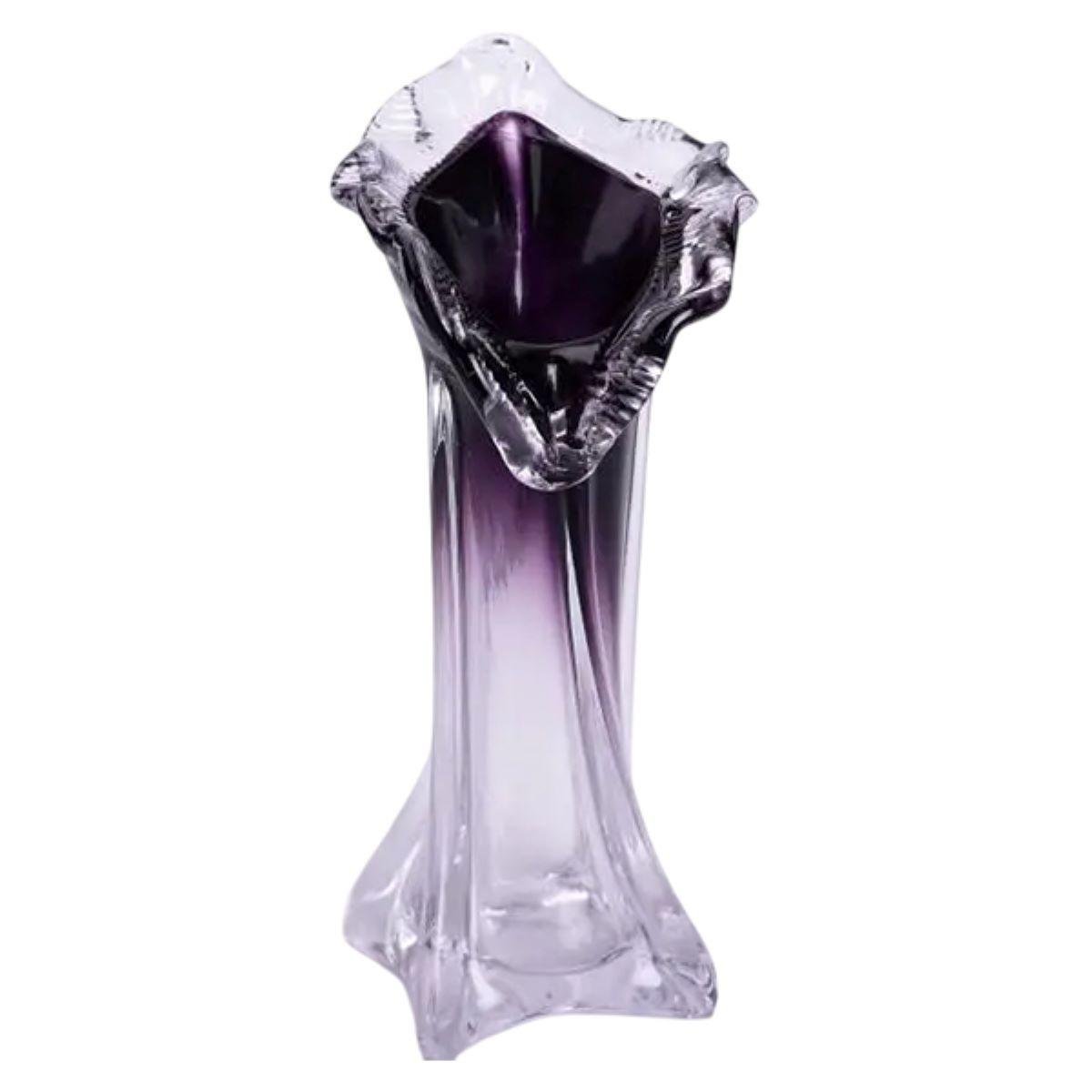 Ваза для цветов декоративная 22 см 200 мл Фиолетовый (HP-9-8)