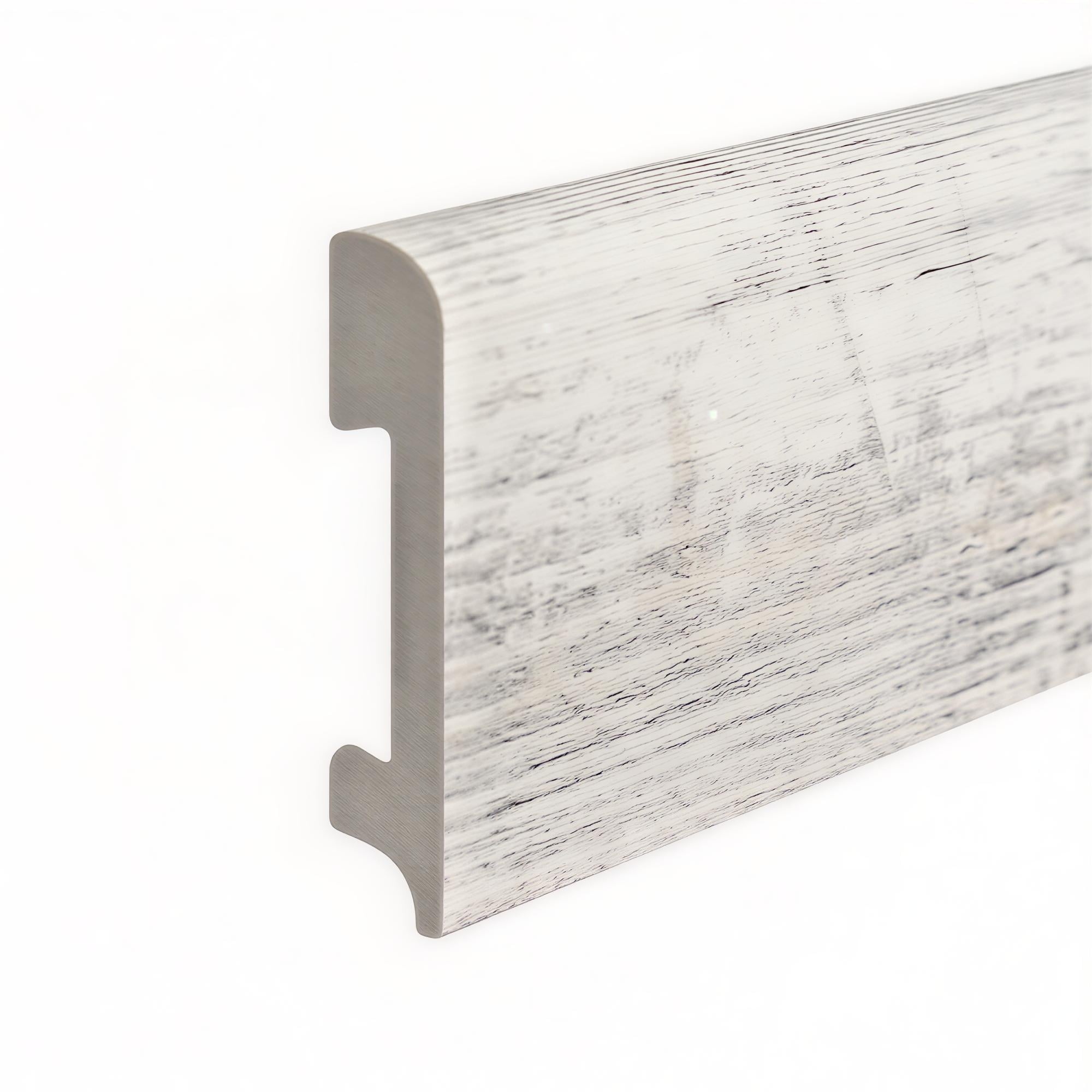 Плинтус дюрополимерный 77х15х2500 мм Светло-серый дуб (7715P-19153)