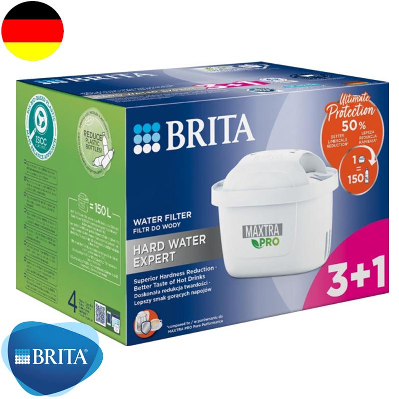 Набор картриджей для фильтров воды BRITA Maxtra Pro Limescale для жесткой воды 4 шт. (1051773) - фото 2