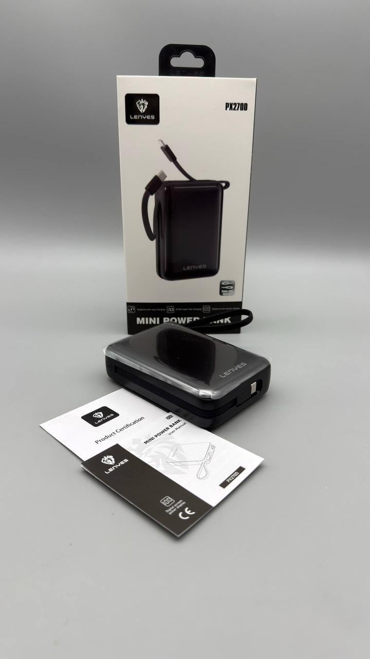 Повербанк LENYES PX270D Черный