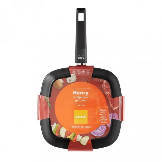 Сковорідка млинна ROHE Germany Henry 2в1 28х28 см (id_1702)