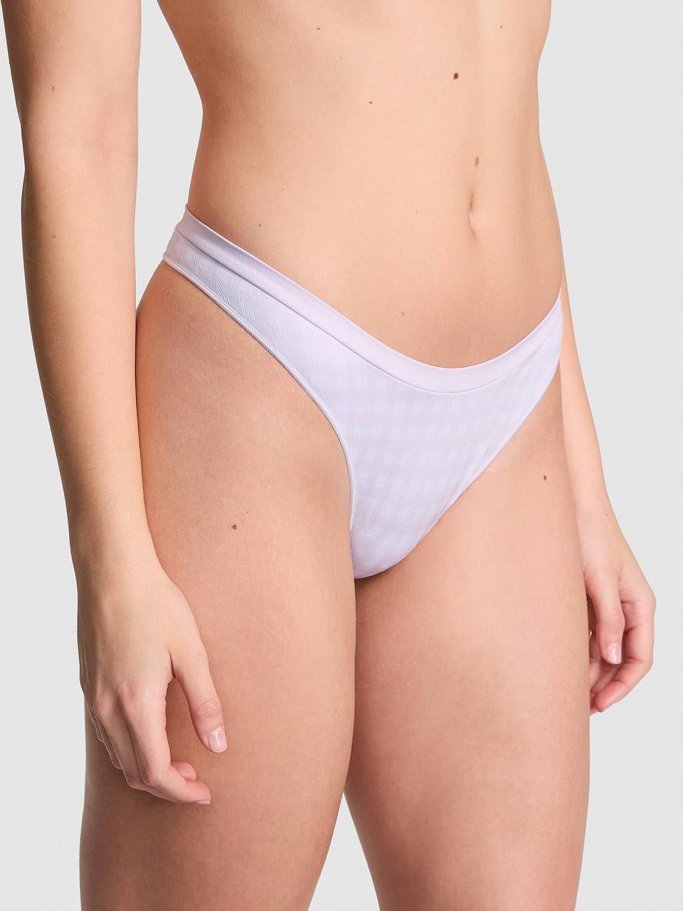 Трусики женские Victoria's Secret Seamless High-Leg Thong XS Фиолетовый (34312955164458)