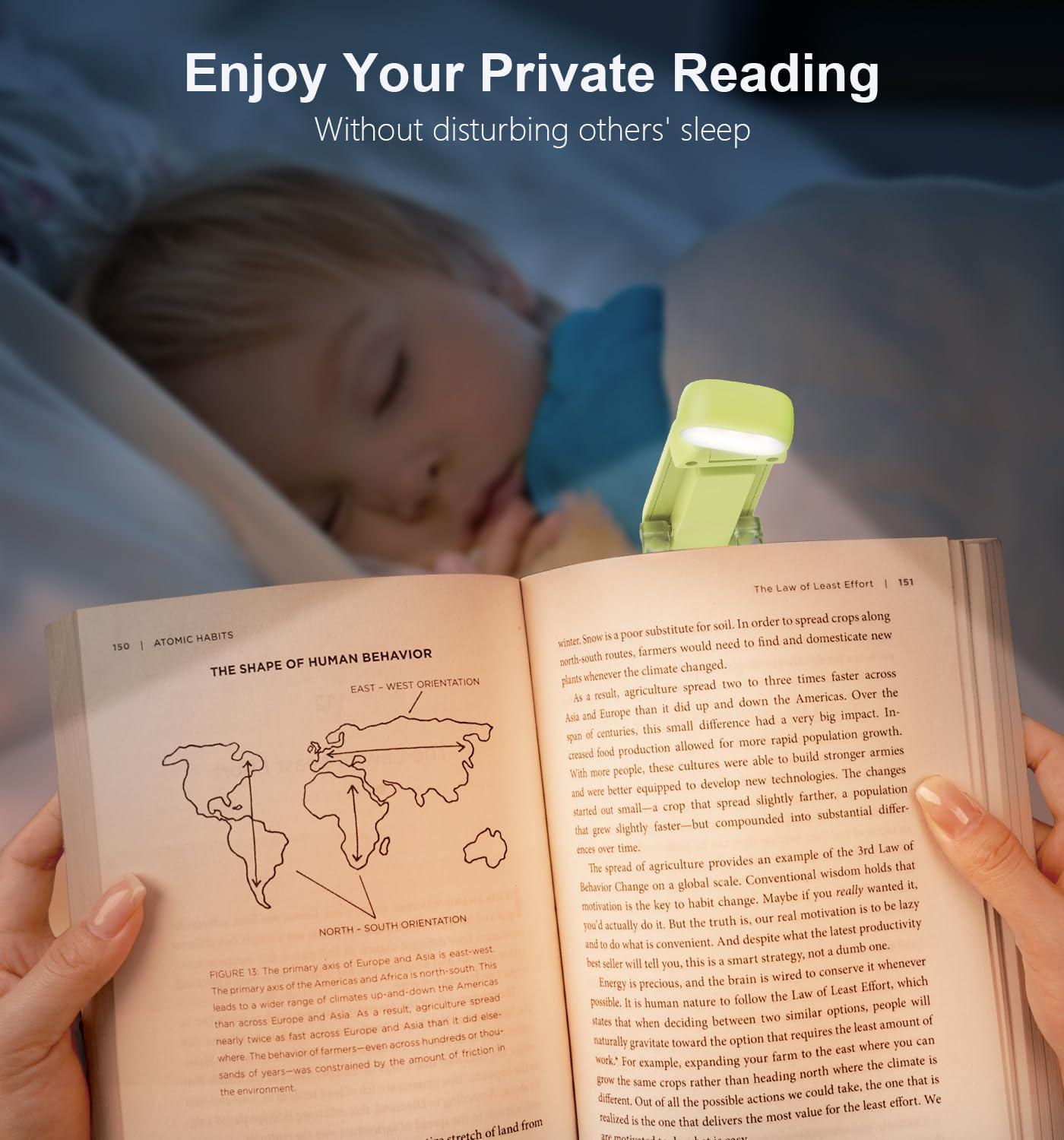 Настільна лампа для читання акумуляторна Gritin LED Book Light 500 mAh до 80 г роботи Emerald Green (G1313) - фото 8 Настільна лампа для читання акумуляторна Gritin LED Book Light 500 mAh до 80 г роботи Emerald Green (G1313) - фото 8