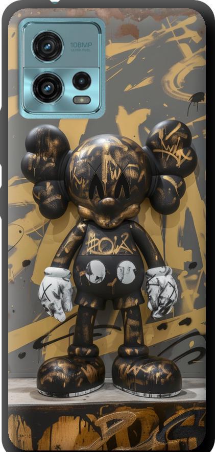 Чехол на Motorola G72 Bronze kaws (6097b-2859-42517)