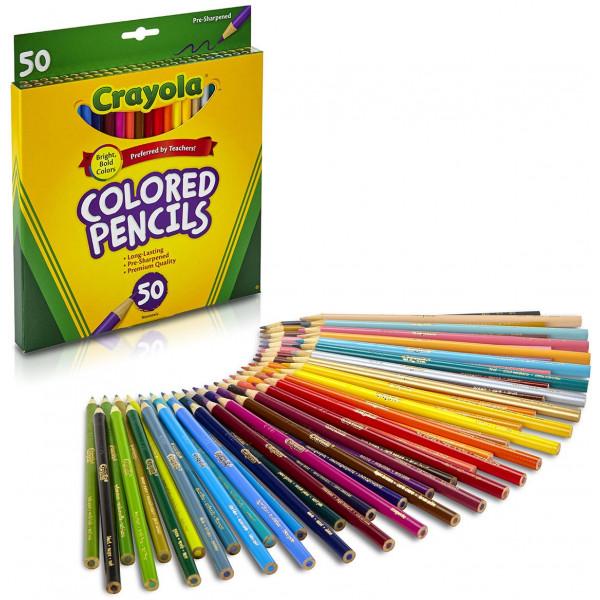 Набір кольорових олівців Crayola 50 шт. (68-4050) - фото 2