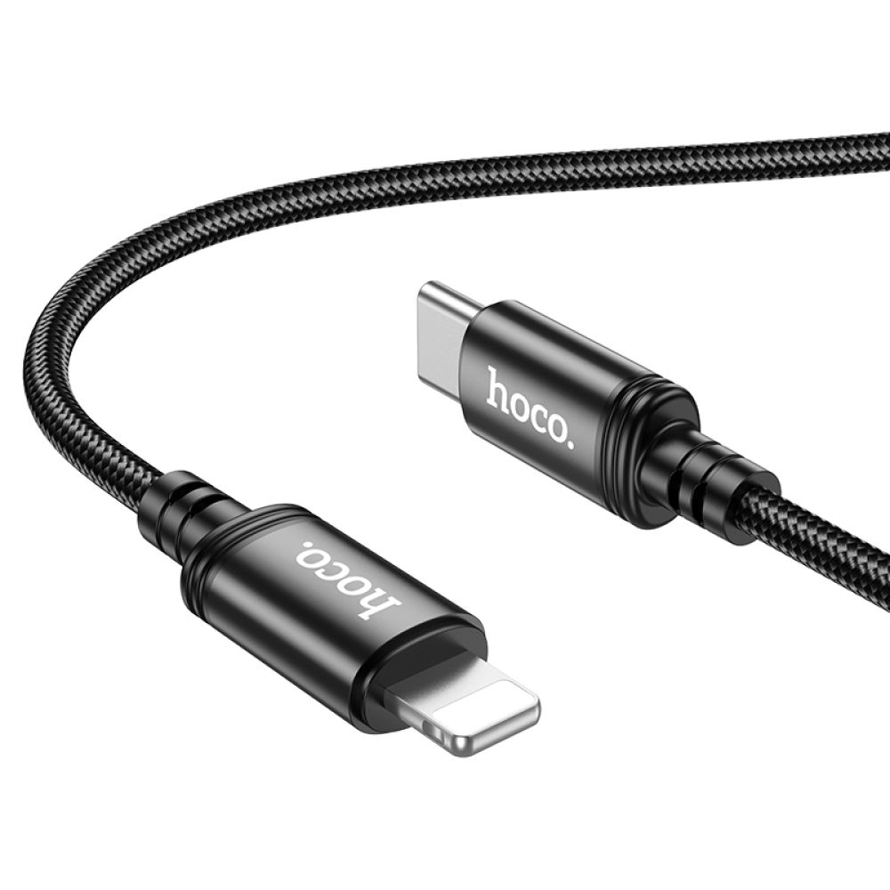 Кабель USB Hoco X89 Wind PD20W Type C to Lightning Чорный (3176)