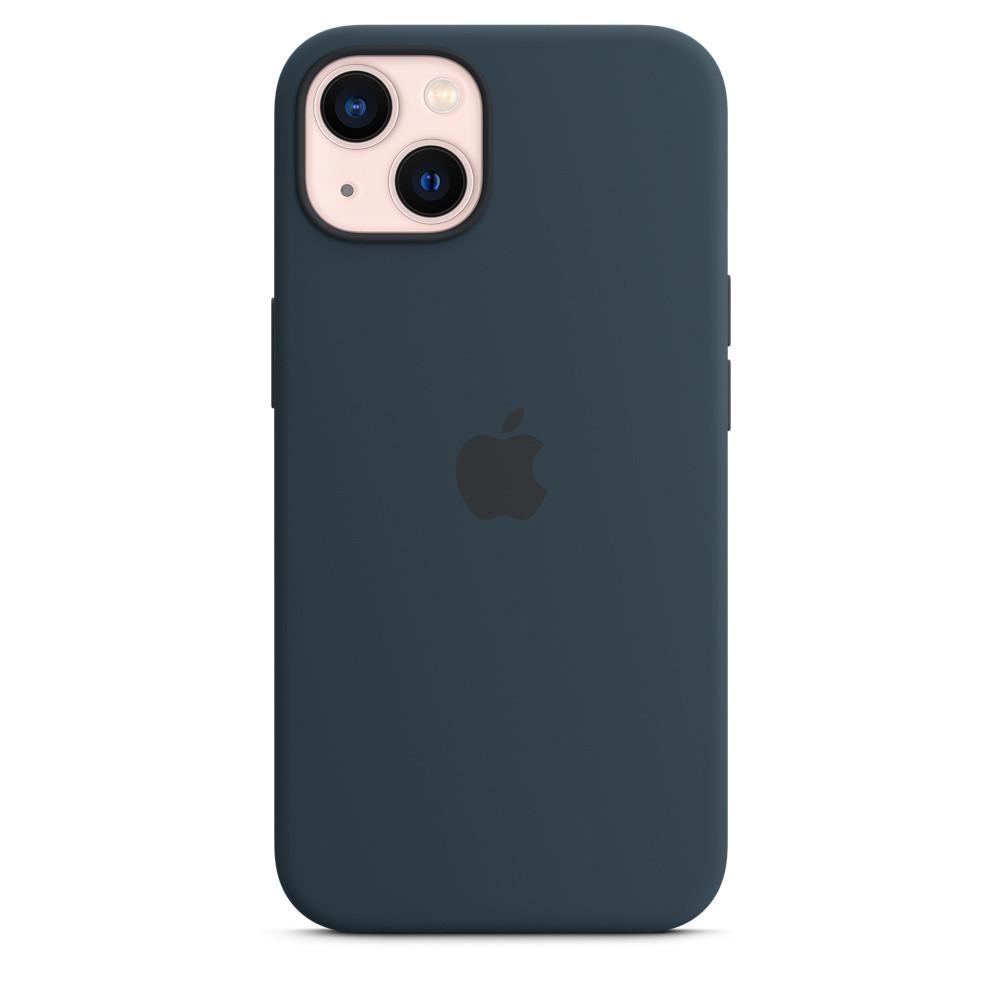 Силіконовий чохол-накладка Apple Silicone Case for iPhone 13, Abyss Blue (HC)(A) - фото 2