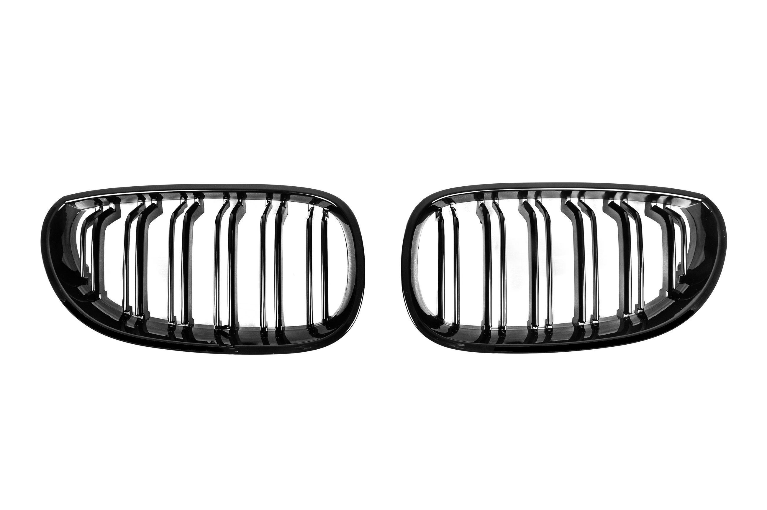 Решетка радиатора GBT для BMW 5 M-Look E-60/61 2003-2010 гг. пластик Черный (26689034)