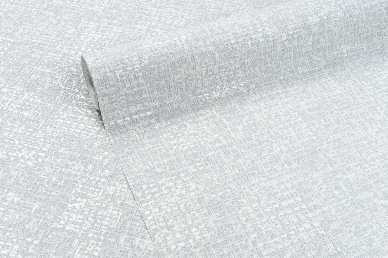 Обои флизелиновые LS Vinil Остин ТФШ 1-1437 винил горячего тиснения 1,06х10,05 м Серо-молочный