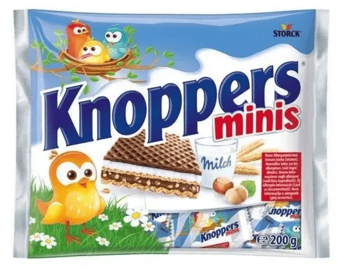 Вафлі Storck Knoppers Minis Milch 200 г (3001343104)