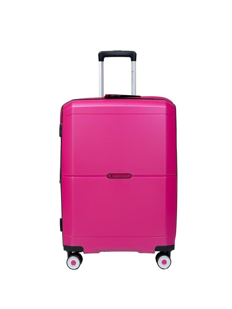 Чемодан средний Snowball 49103 полипропилен M Малиновый