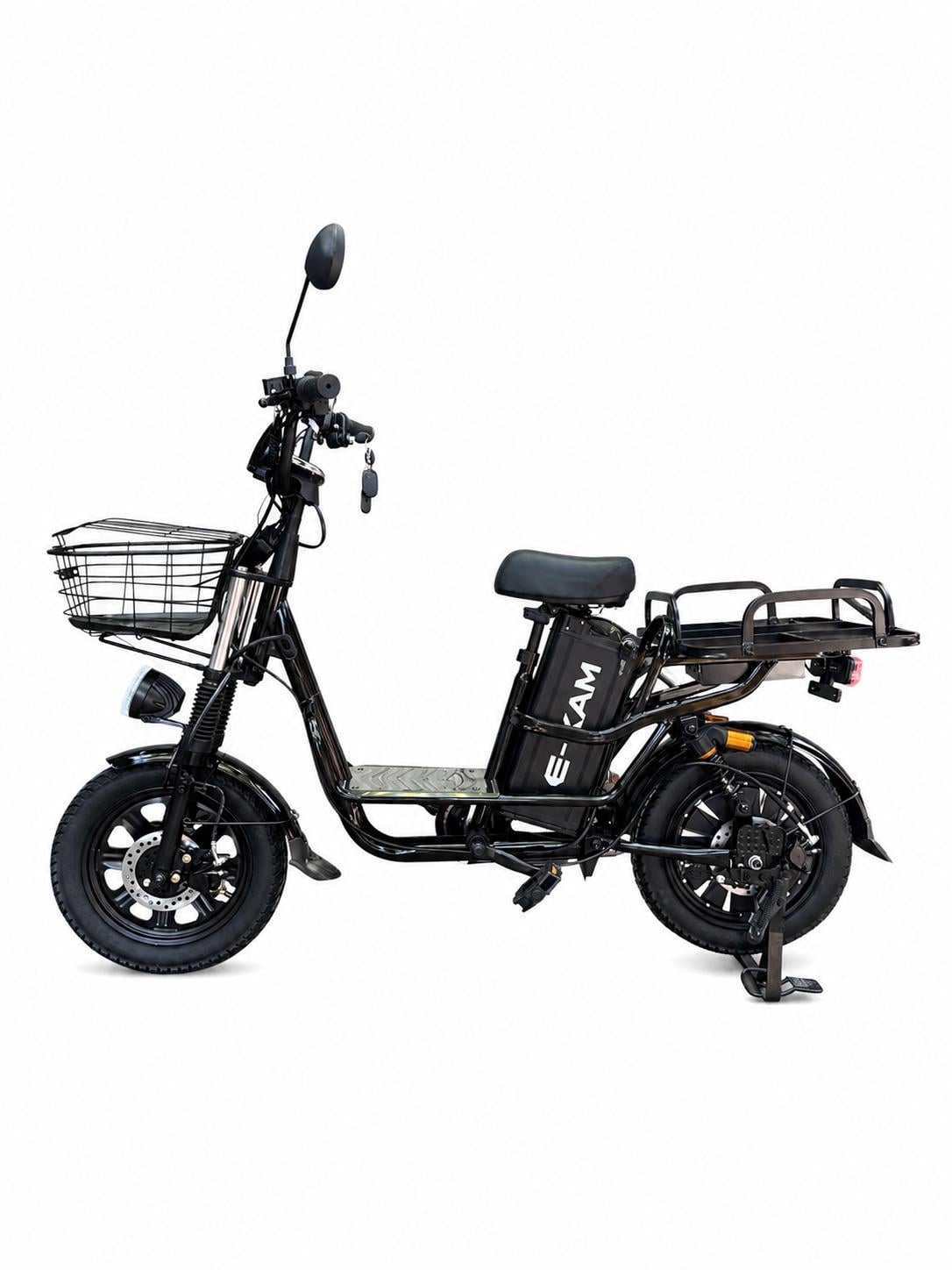 Електровелосипед Minako Monster EKAM 2000W 30Ah вантажний багажник/сидіння зі спинкою