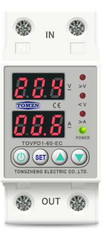 Pеле напряжения и тока TOMZN TOVPD1-60-EC