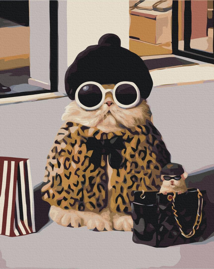 Картина по номерам Brushme Шоппинг терапия 40x50 см (BS53503)