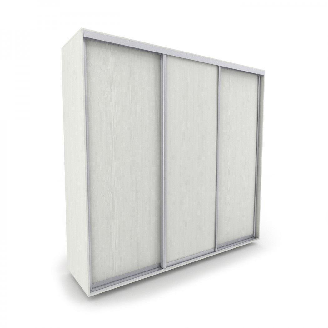 Шафа-купе Luхe 3 двері ДСП/ДСП/ДСП CLS-I 2200х2100х450 мм Біле дерево (12119)