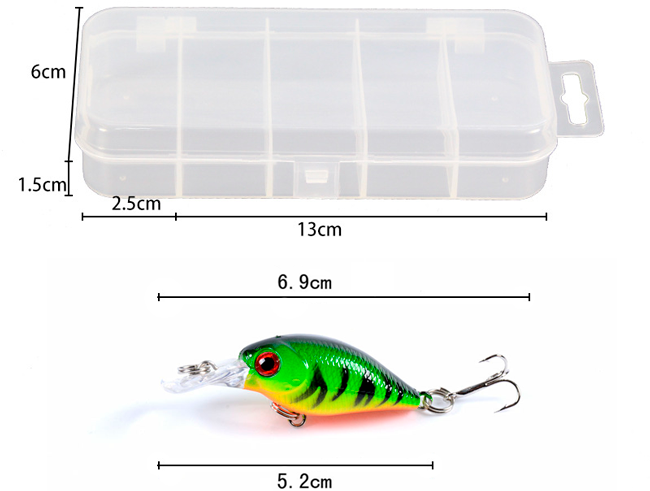 Набір кренків 5в1 4,2 г 5 см - фото 5 Набір кренків 5в1 4,2 г 5 см - фото 5