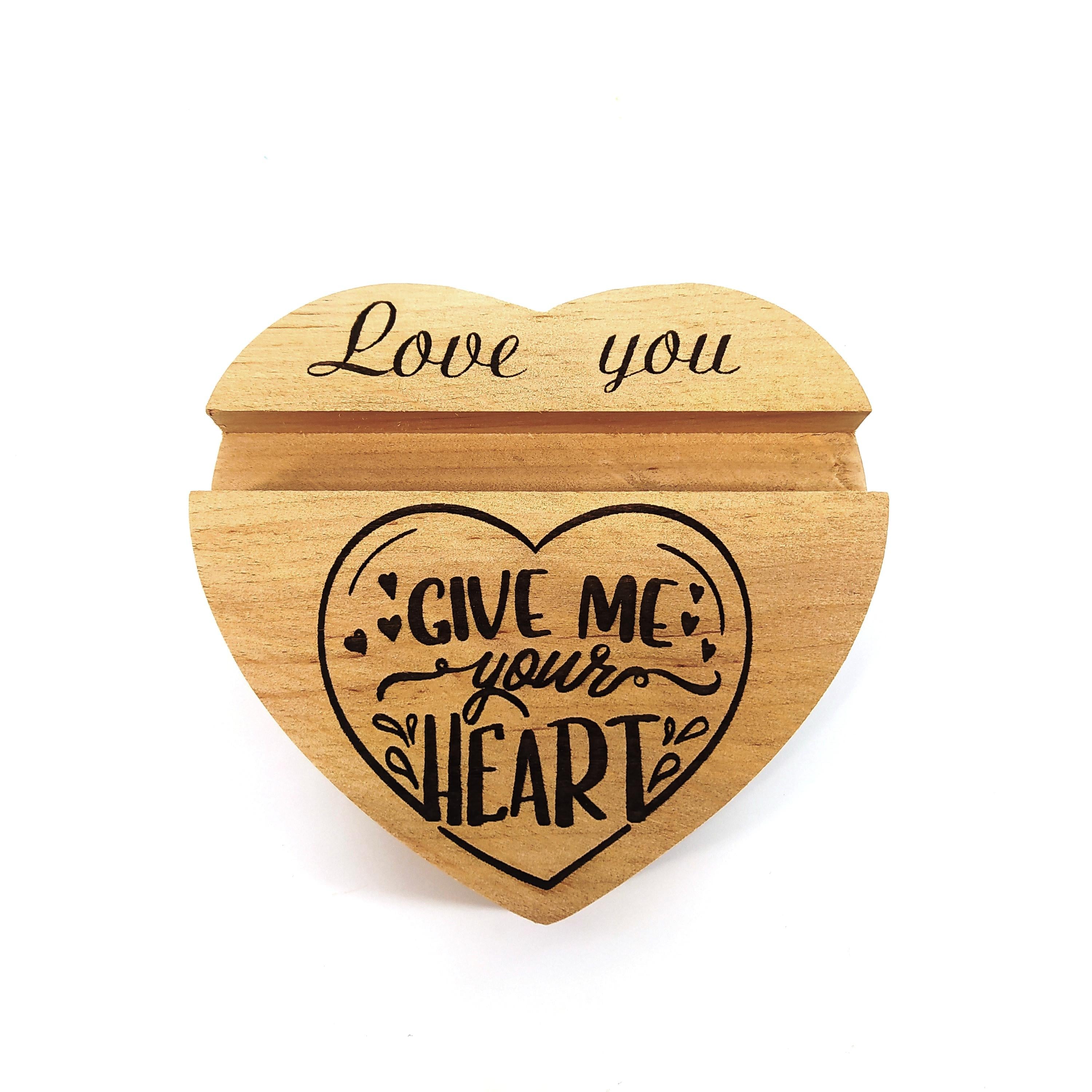 Подставка для смартфона Майстерня містера Томаса Give me your heart 10х11х2 см