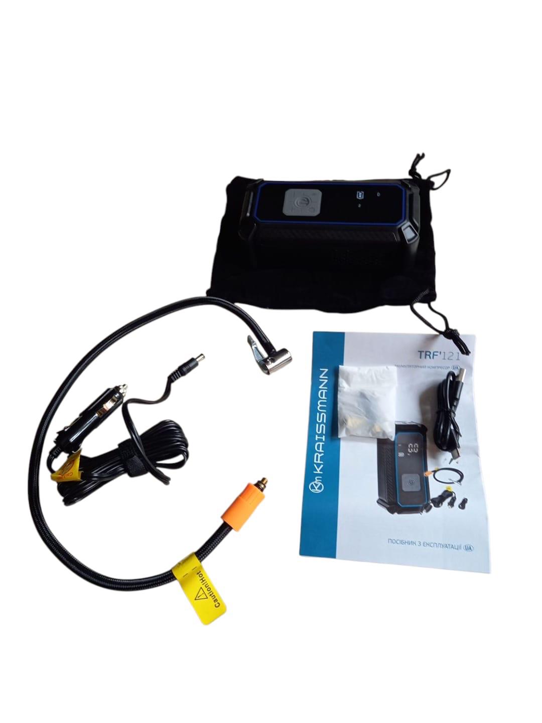 Компрессор аккумуляторный KRAISSMANN TRF'121 портативный (26343125) - фото 7 Компрессор аккумуляторный KRAISSMANN TRF'121 портативный (26343125) - фото 7