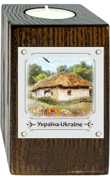Подсвечник металл/дерево Украина Дом с вишневым цветом 6х10 см Коричневый (укм04к/м) Подсвечник металл/дерево Украина Дом с вишневым цветом 6х10 см Коричневый (укм04к/м)