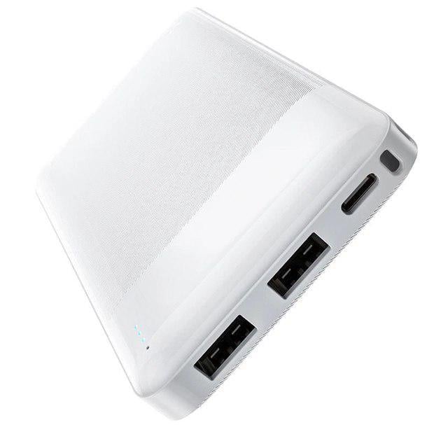 Повербанк Hoco J72 10000 mAh 15W 2USB/MicroUSB/Type-C 2A LED індикатор Білий (658254) Повербанк Hoco J72 10000 mAh 15W 2USB/MicroUSB/Type-C 2A LED індикатор Білий (658254)