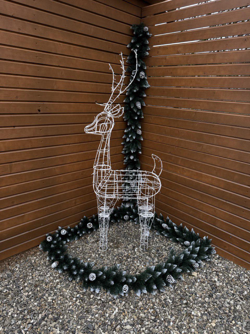 Фігура новорічна Світлодіодний олень 1,5 м (Ol15)