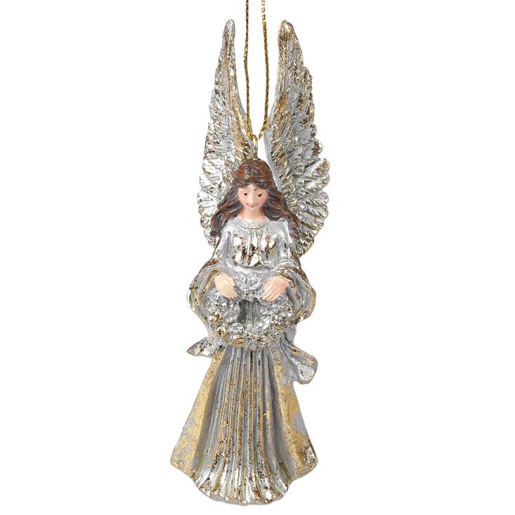 Фигурка-подвеска BonaDi Ангел с венком (837-147)