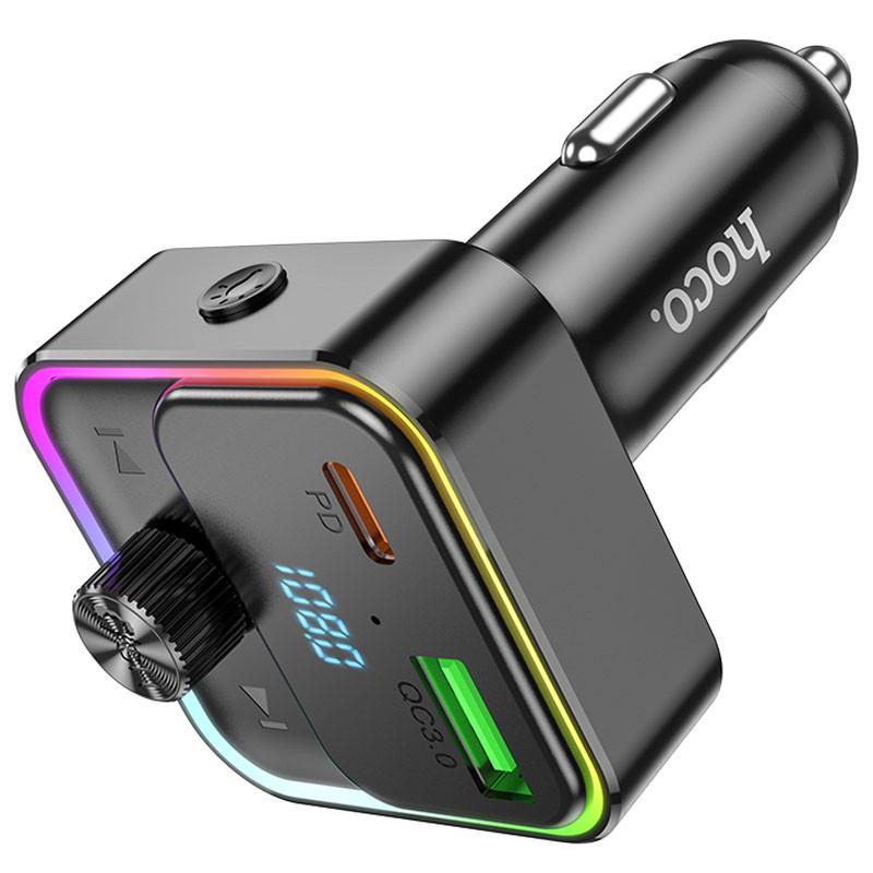 FM-модулятор Hoco E81 Fantasy PD30W+QC3,0 Black (00000067606_1) - фото 4