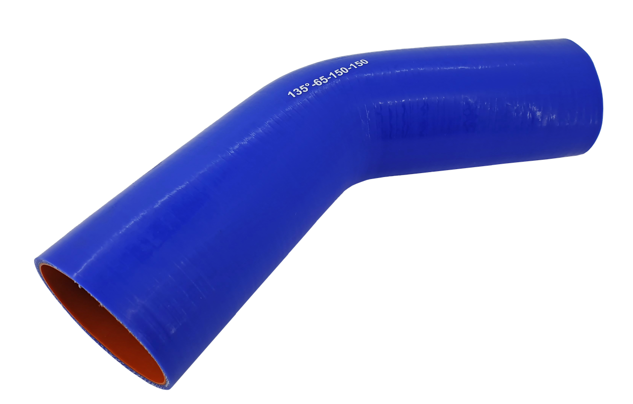 Патрубок 150х150 мм 135° d 65 товщина 4 мм (1156226551)