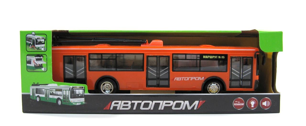 Тролейбус Автопром 9690B пластикова модель 1:43 - фото 10