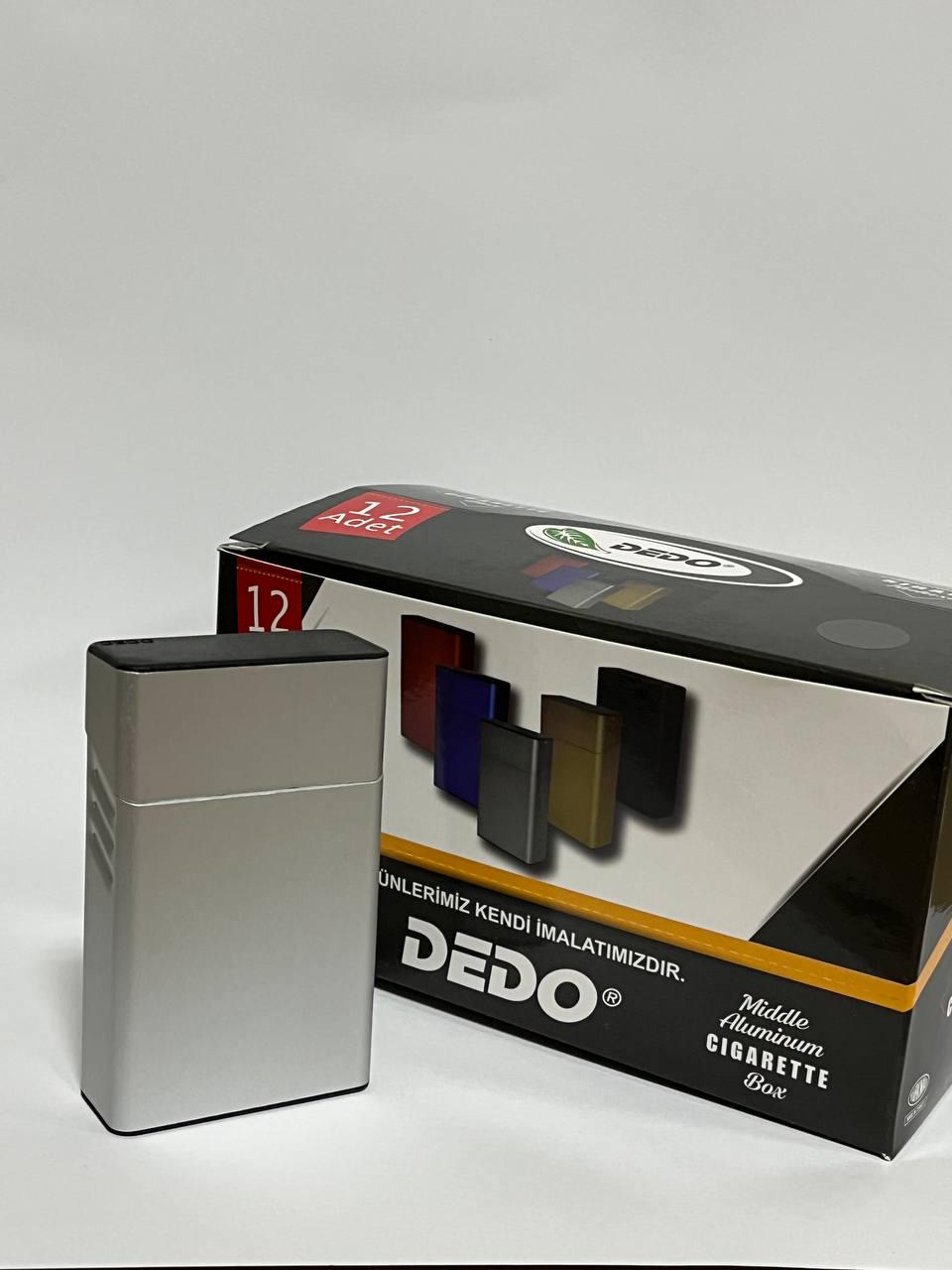 Портсигар металевий DEDO Сірий (9232821) - фото 6 Портсигар металевий DEDO Сірий (9232821) - фото 6