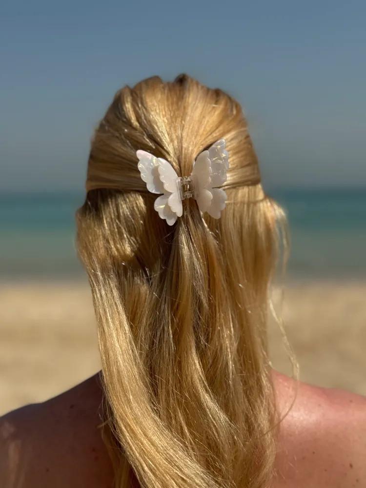 Заколка-зажим бабочка двойные крылья (2651776510) - фото 6