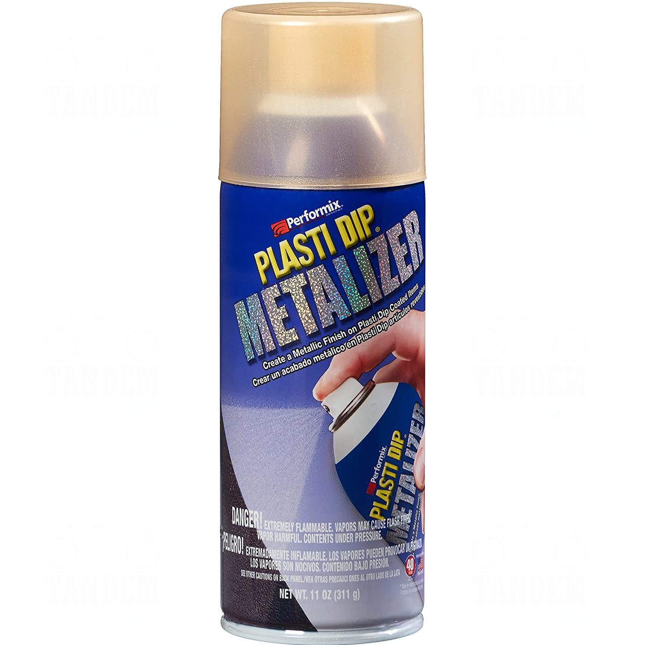 Жидкая резина с эффектом металлик Plasti Dip™ Metalizer 400 мл аэрозоль Золотистый