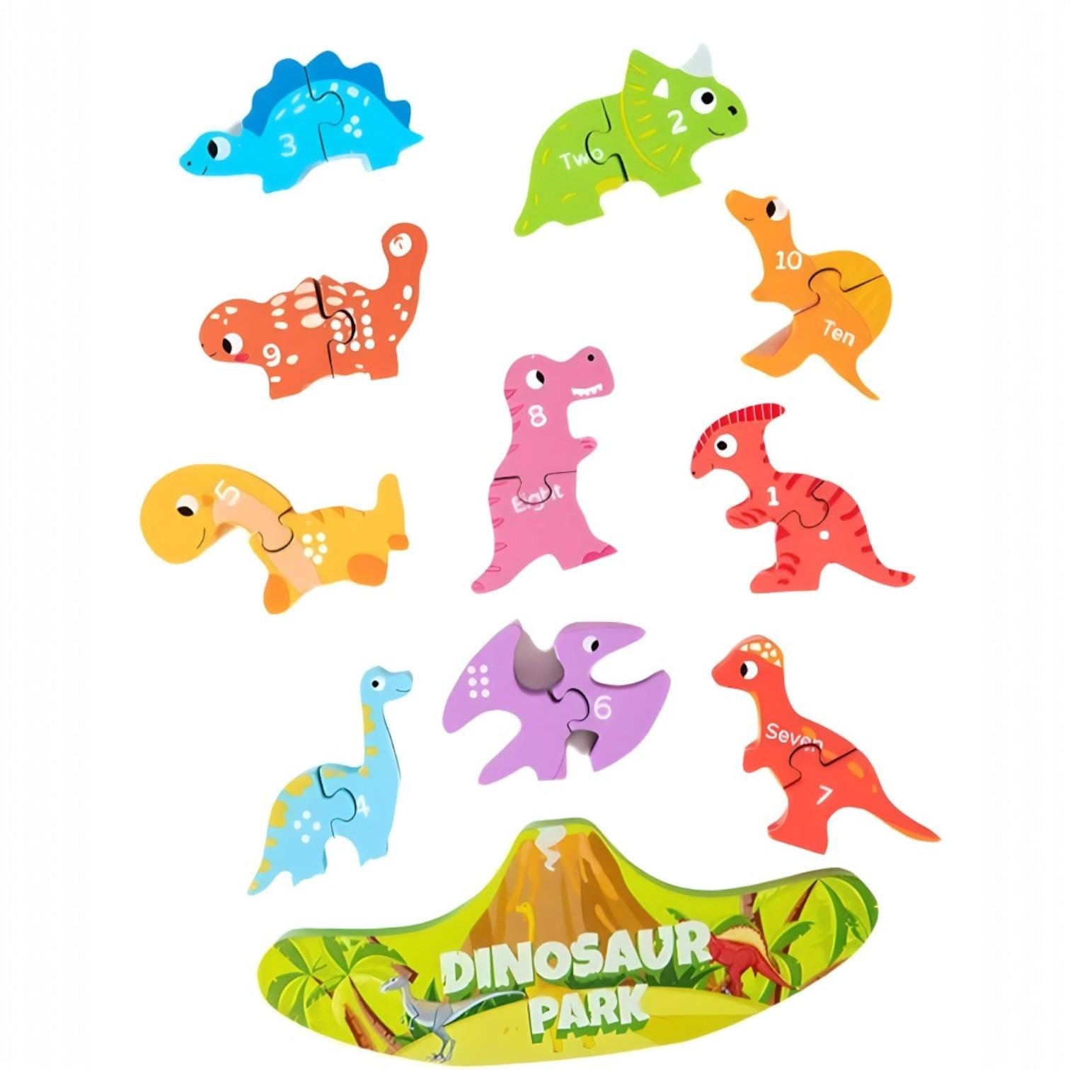 Деревянная головоломка Динозавры (id_3726) - фото 2 Деревянная головоломка Динозавры (id_3726) - фото 2