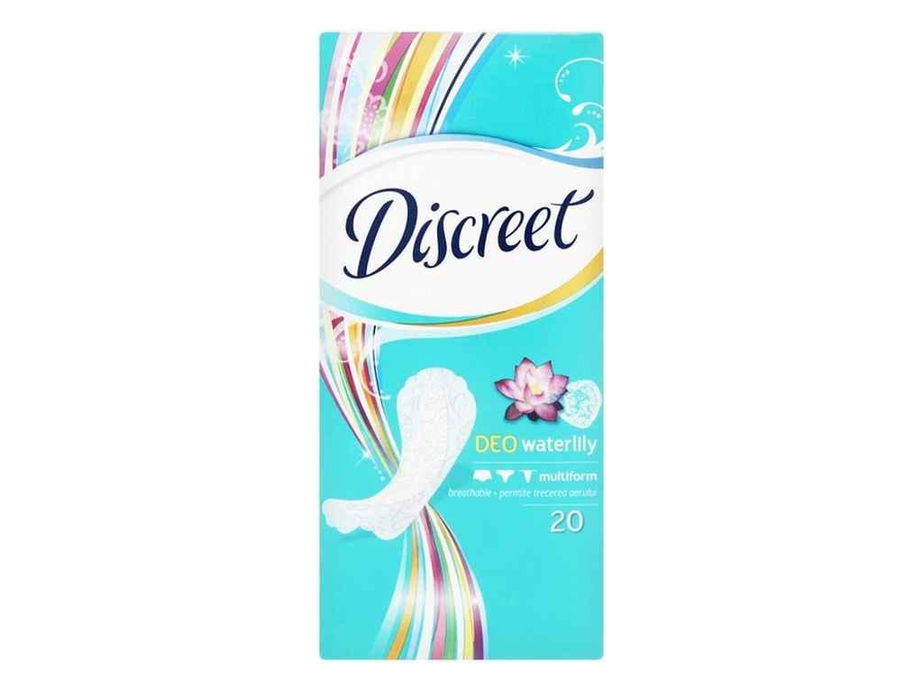 Прокладки гигиенические ежедневные Discreet 20 шт. Deo Water Lily Single (1107313)