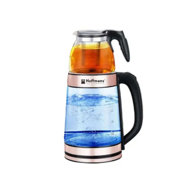 Электрочайник с заварником Hoffmans HM-7827 1800 Вт 2,2 л (55627) Электрочайник с заварником Hoffmans HM-7827 1800 Вт 2,2 л (55627)